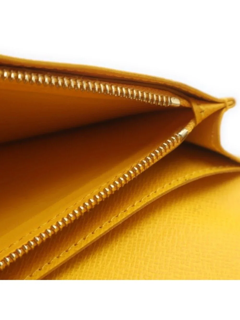 Louis Vuitton Damier Pop Portefeuille Brazza NM Wallet Leather Yellow Brown